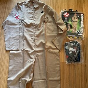 Ghostbusters Halloween costume men’s XXL 4 name plates proton pack nip